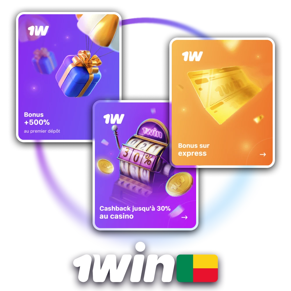 Obtenez des bonus exclusifs en jouant avec 1win au Bénin.