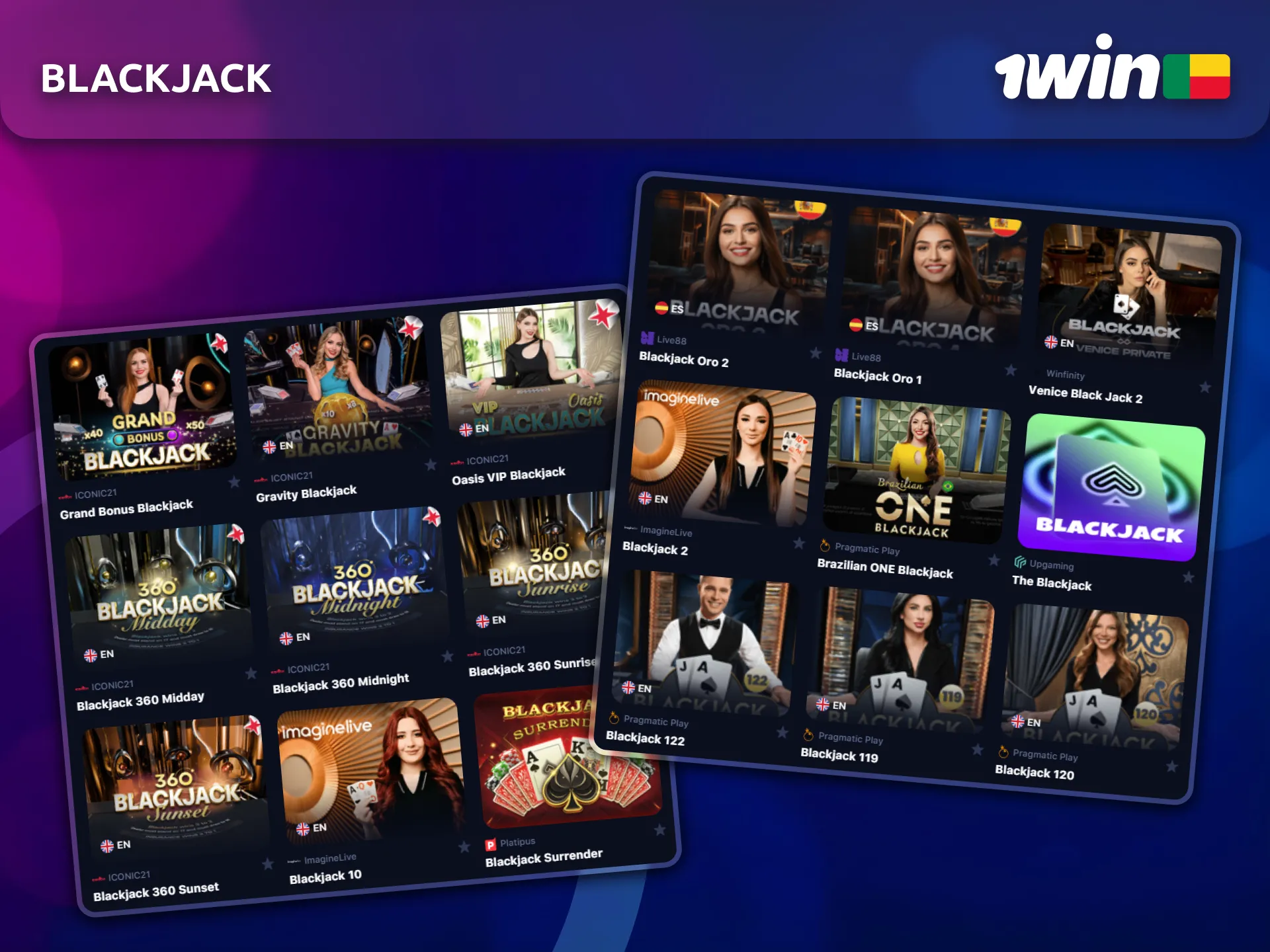 Maîtrisez le blackjack sur 1win pour tester vos compétences et stratégies.