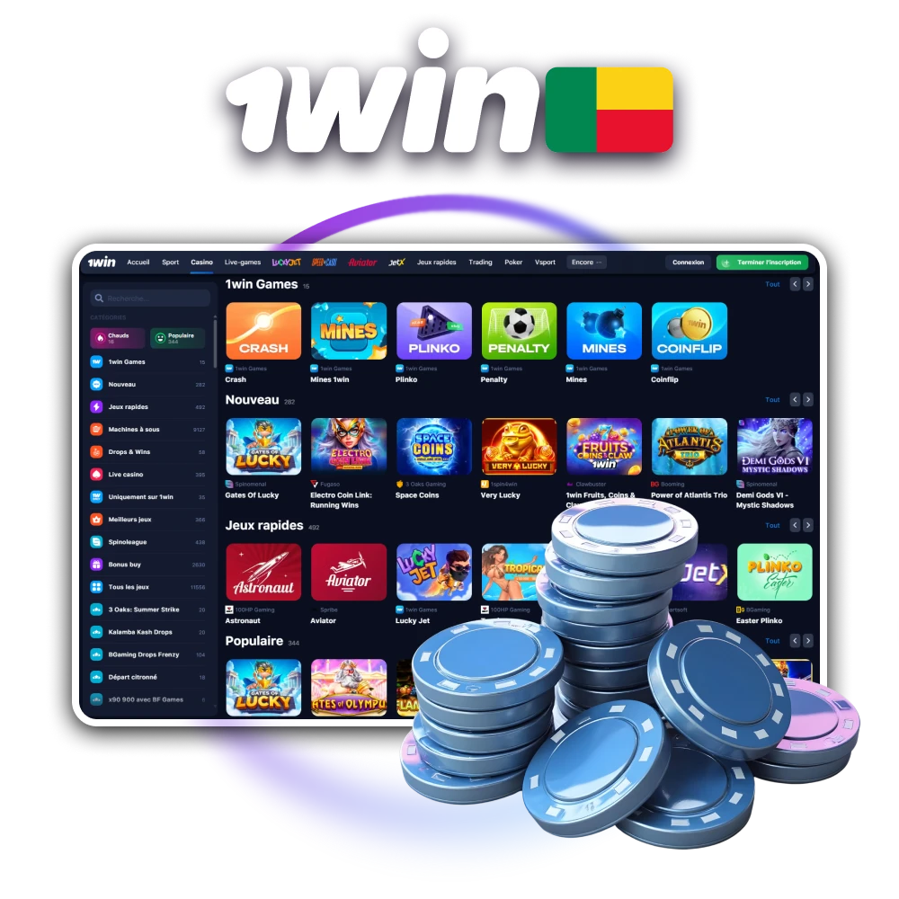 Profitez des jeux de casino passionnants sur 1win.