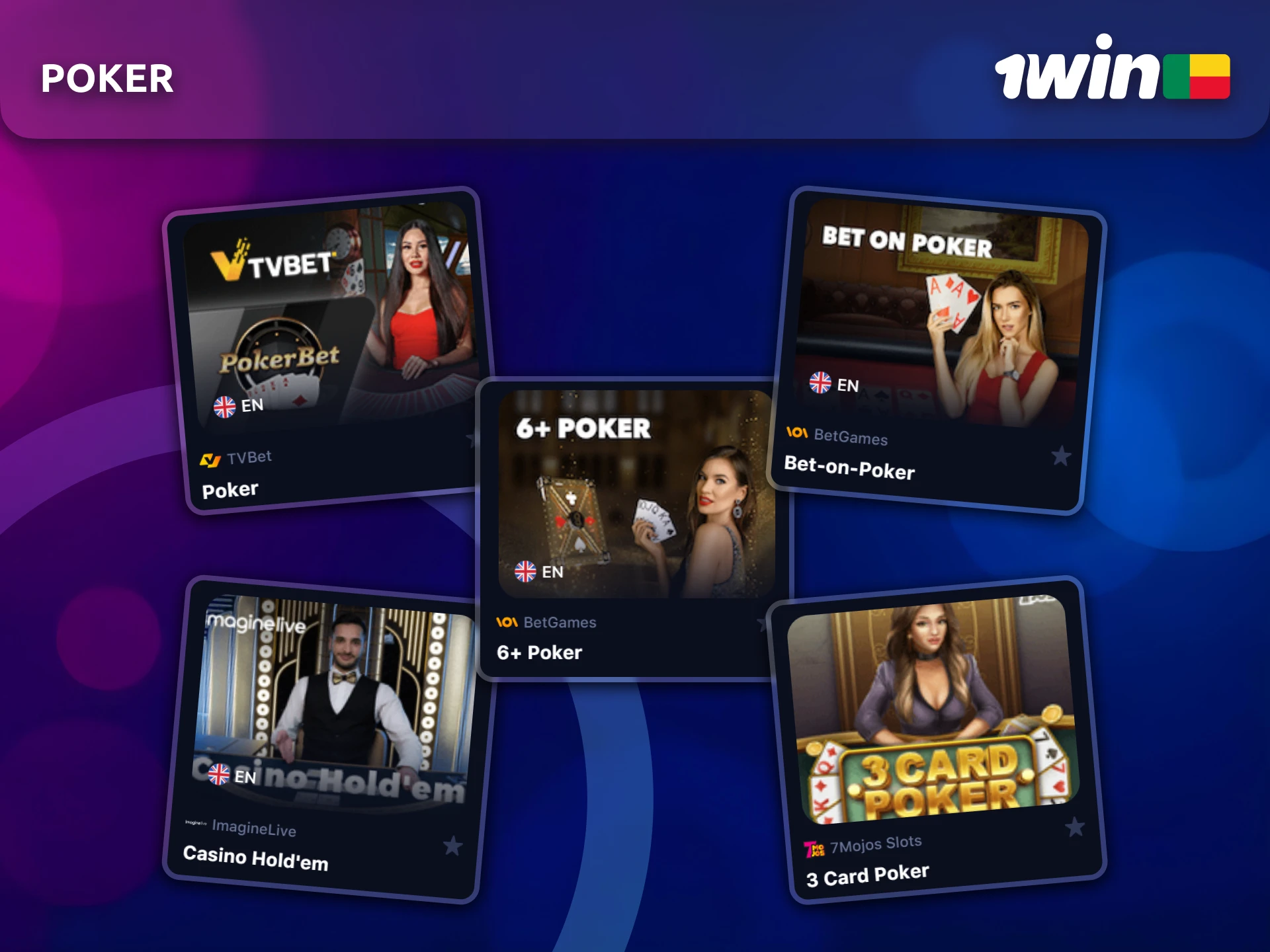 Jouez au poker en ligne avec 1win pour une expérience immersive au Bénin.