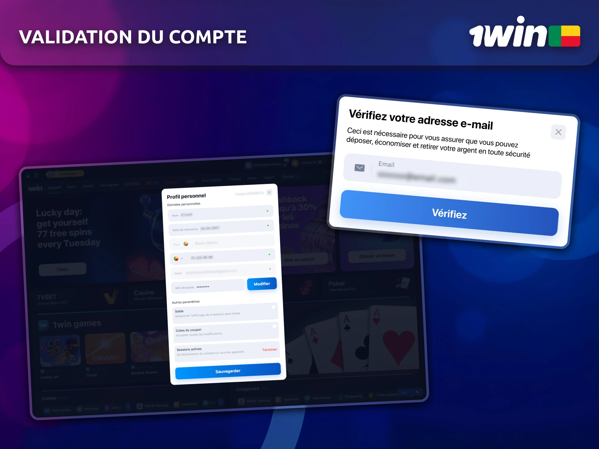 La validation du compte 1win est essentielle pour accéder à toutes les fonctionnalités.