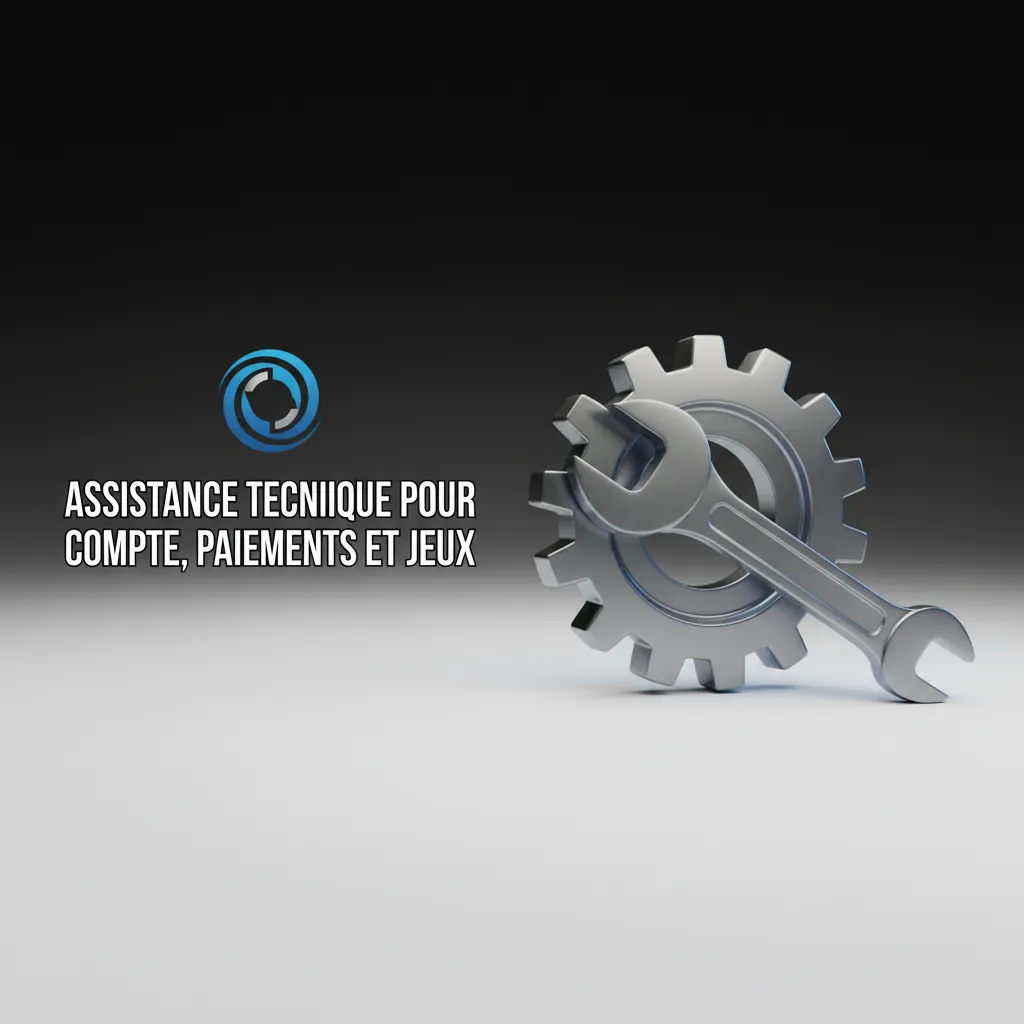 Assistance technique 24/7 pour compte, paiements et jeux: chat, email, téléphone, diagnostic et plan d’action.