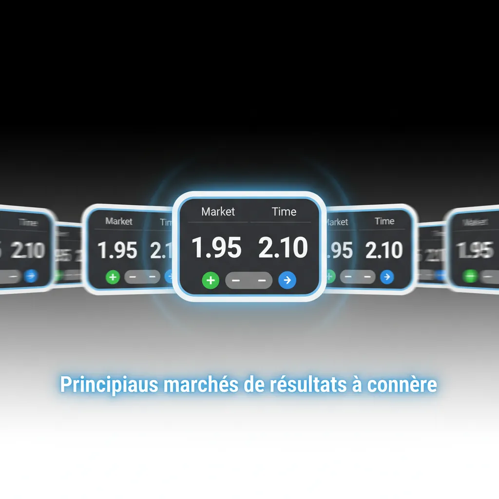 Infographie des principaux marchés de paris: 1X2, Double chance, Handicap asiatique, Plus/Moins (Over/Under), BTTS.