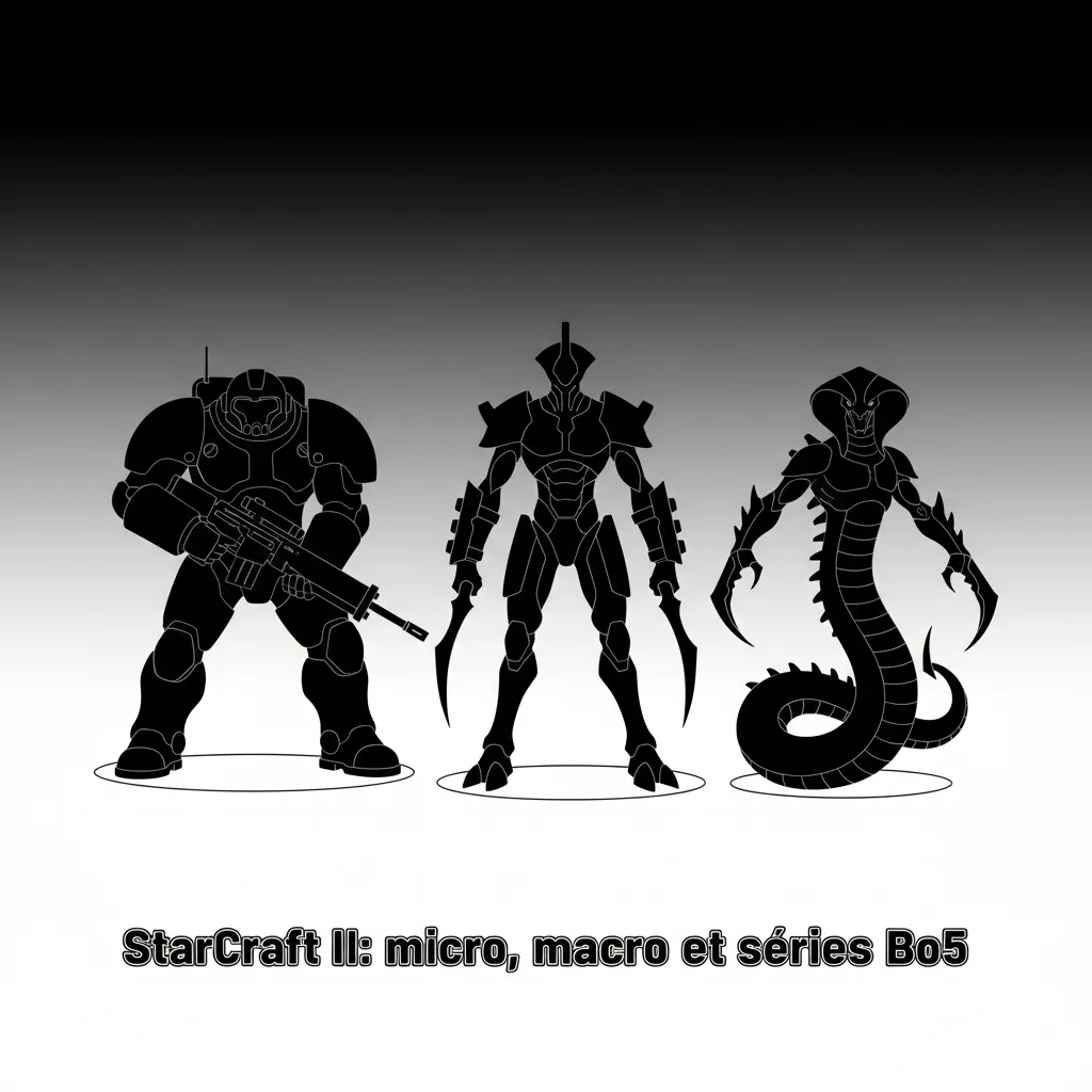StarCraft II e-sport: paris 1v1 sur cartes, Bo3/Bo5, micro et macro; tournois IEM, ESL Masters, GSL, DreamHack, HomeStory Cup