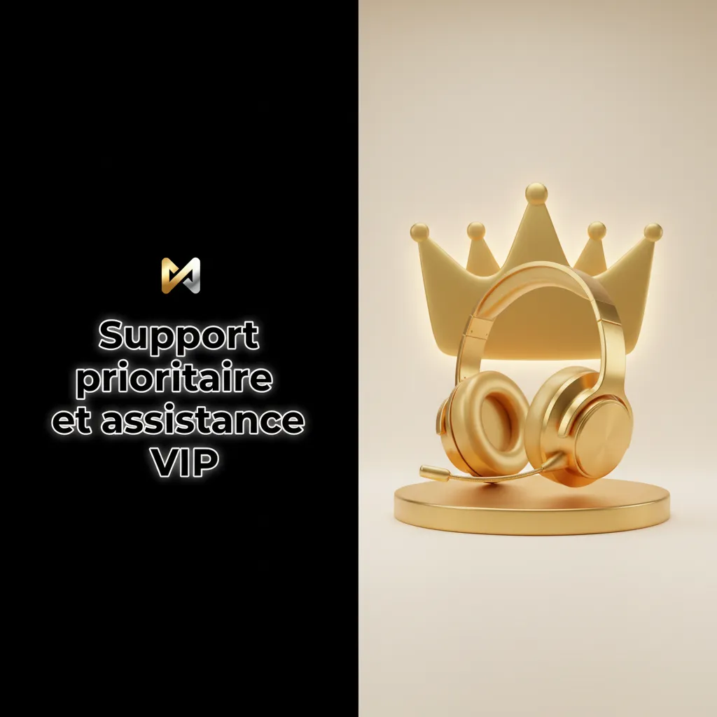 Support VIP prioritaire: file dédiée, réponses rapides via chat, email et téléphone pour joueurs de haut niveau.