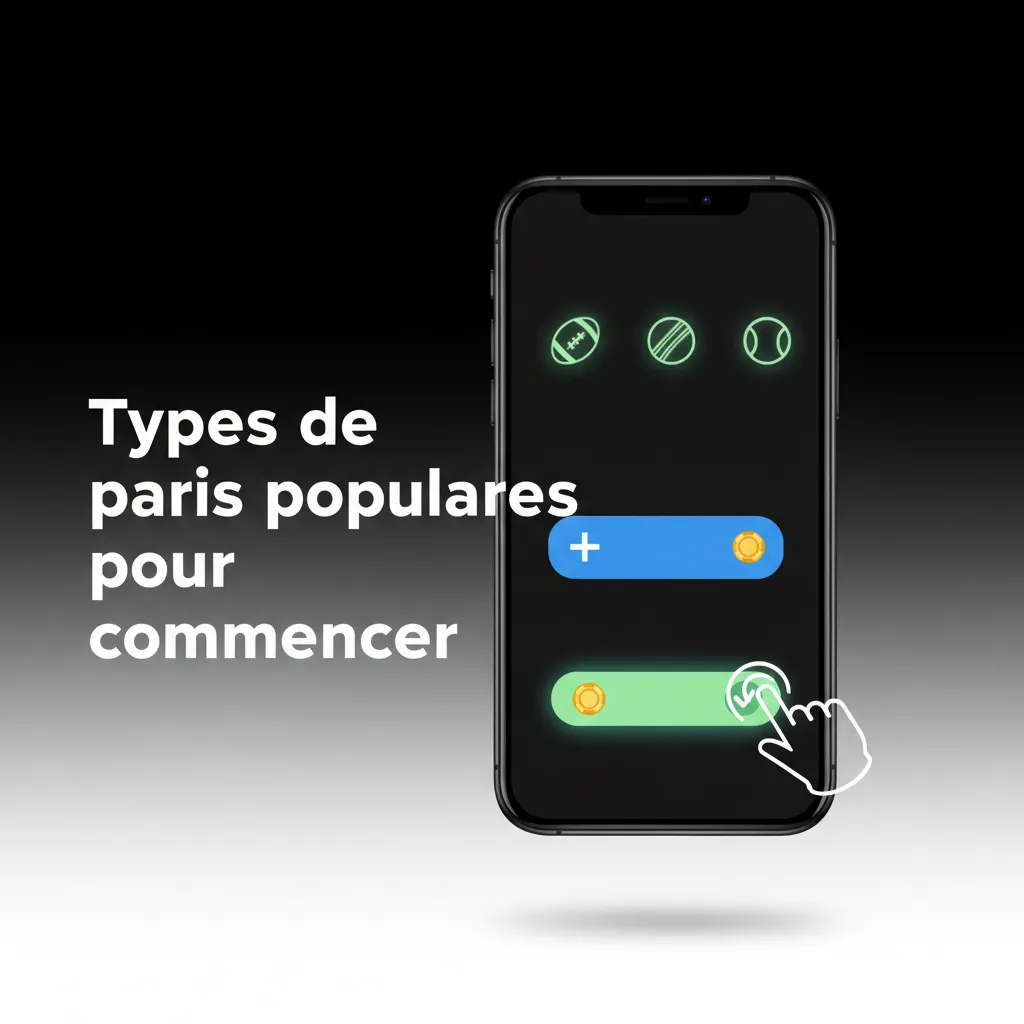 Infographie des types de paris pour débuter: simple, combiné (express) et système, risques, gains et tolérance aux erreurs.