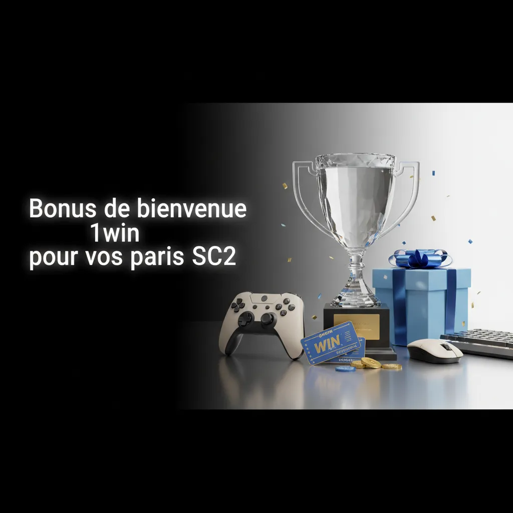 Bannière 1win: bonus de bienvenue SC2 jusqu’à 500 % (plafond XOF 362 960). Code promo 1Win à l’inscription.