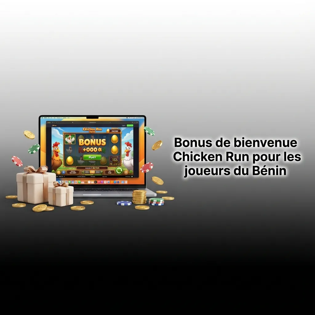 Offre de bienvenue casino Chicken Run Bénin: 500% jusqu’à XOF 362 960, code 1Win, dépôt min XOF 1 000, mise 35x.