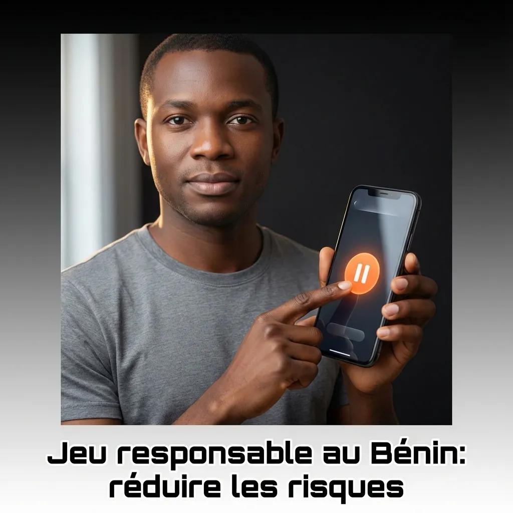 Affiche de jeu responsable au Bénin: budget, limites de dépôt, pauses, éviter l’alcool, ne pas chasser les pertes