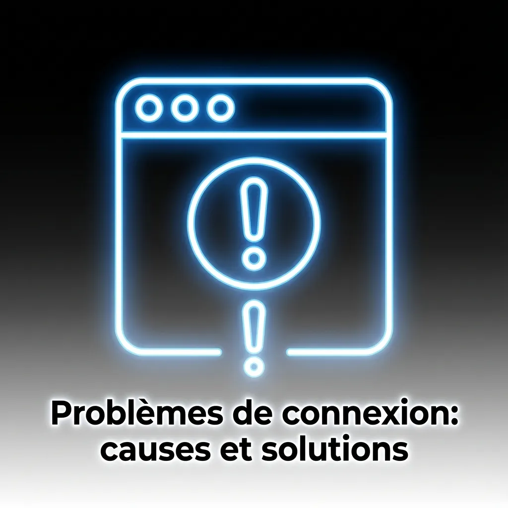 Infographie: Problèmes de connexion—causes et solutions: mot de passe, 2FA, vérification, tentatives, erreurs techniques.